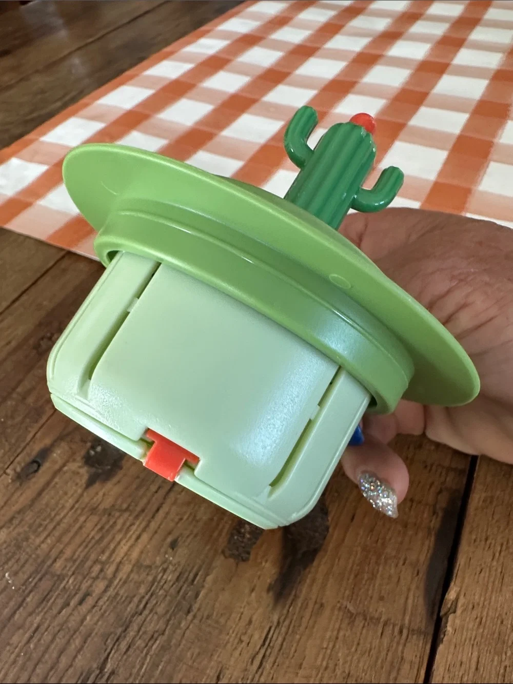 Cactus Sink Strainer - Green